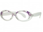 For Girls Glasses Flower Purple RX